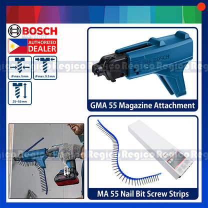 Bosch GMA 55 Magazine Attachment for GTB 185 GTB 650 Drywall Screwdriver Drill Bosch Accessorries