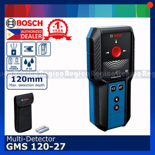 Bosch GMS 120-27 Metal Copper Live Wire Wood Detector Bosch Measuring
