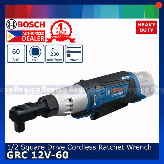 Bosch GRC 12v-60 1/2 Square Drive Cordless Ratchet Wrench Bosch Cordless 12v