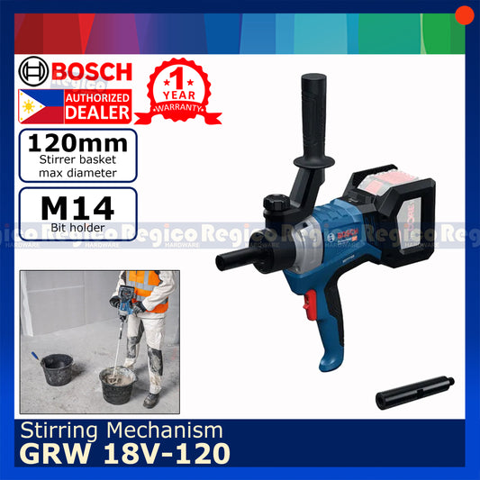 Bosch GRW 18v-120 Stirrer Stirring Mechanism Variable Speed Bosch Cordless