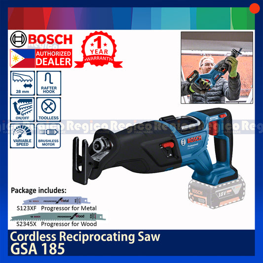 Bosch GSA 185 Cordless Reciprocating Saw (UNIT ONLY) Bosch Cordless