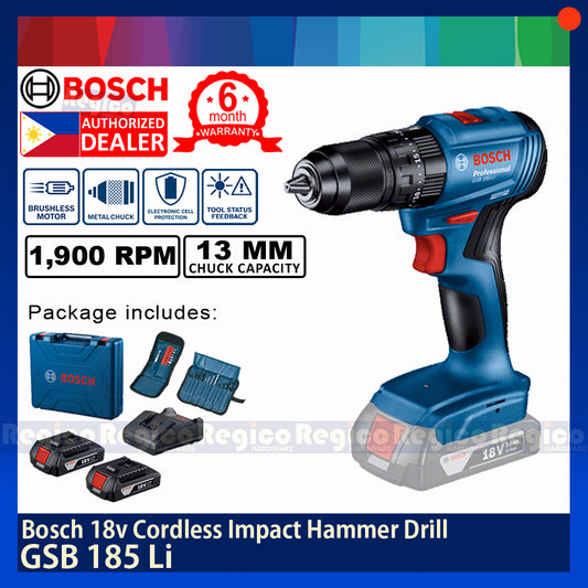 Bosch GSB 185 Li 18v Cordless Impact Hammer Drill Bosch Cordless