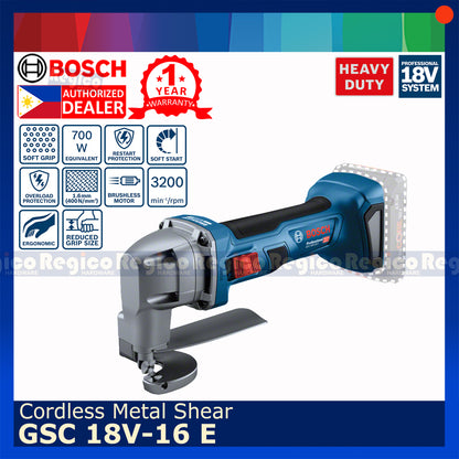 Bosch GSC 18v-16 E Pro Heavy Duty Cordless Metal Shear Bosch Cordless 18v