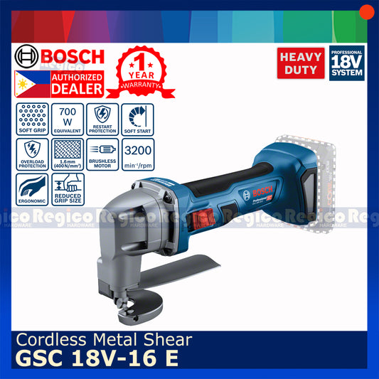 Bosch GSC 18v-16 E Pro Heavy Duty Cordless Metal Shear Bosch Cordless 18v