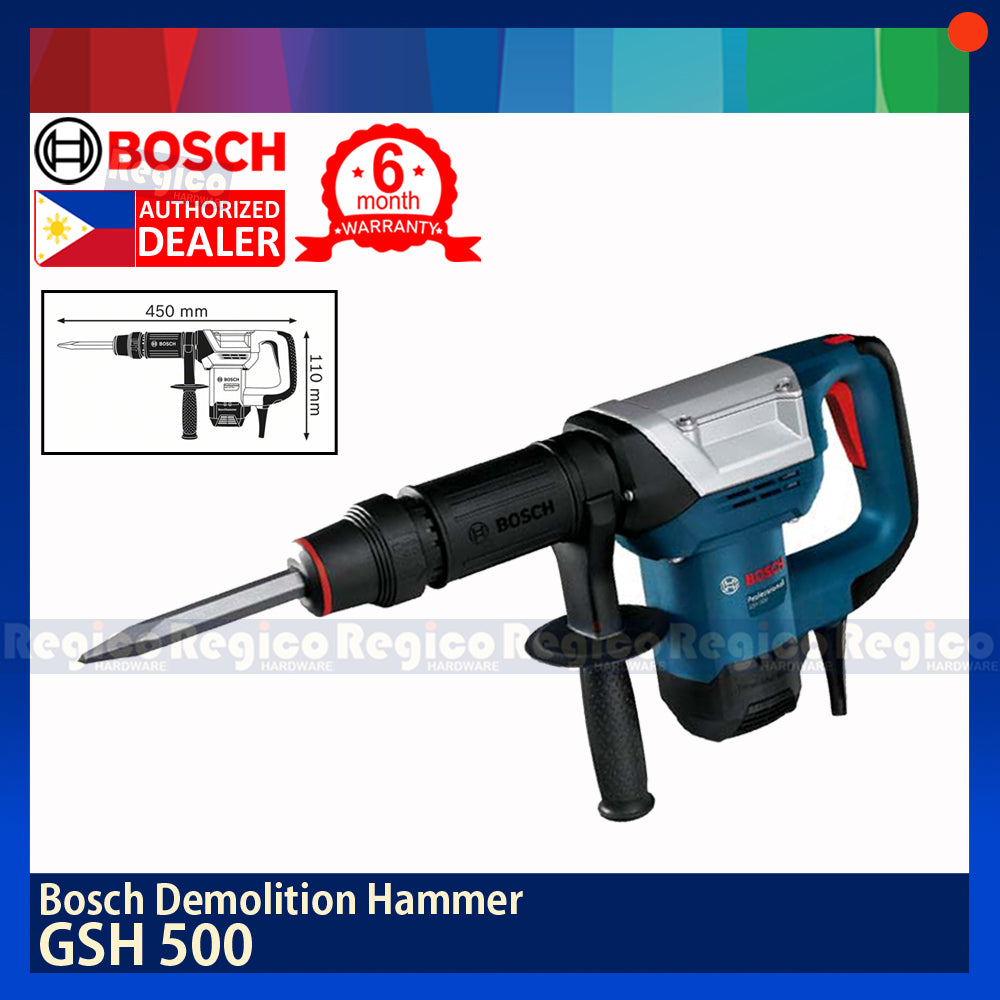 BOSCH GSH 500 Hex Shank Demolition Hammer Original Bosch COC