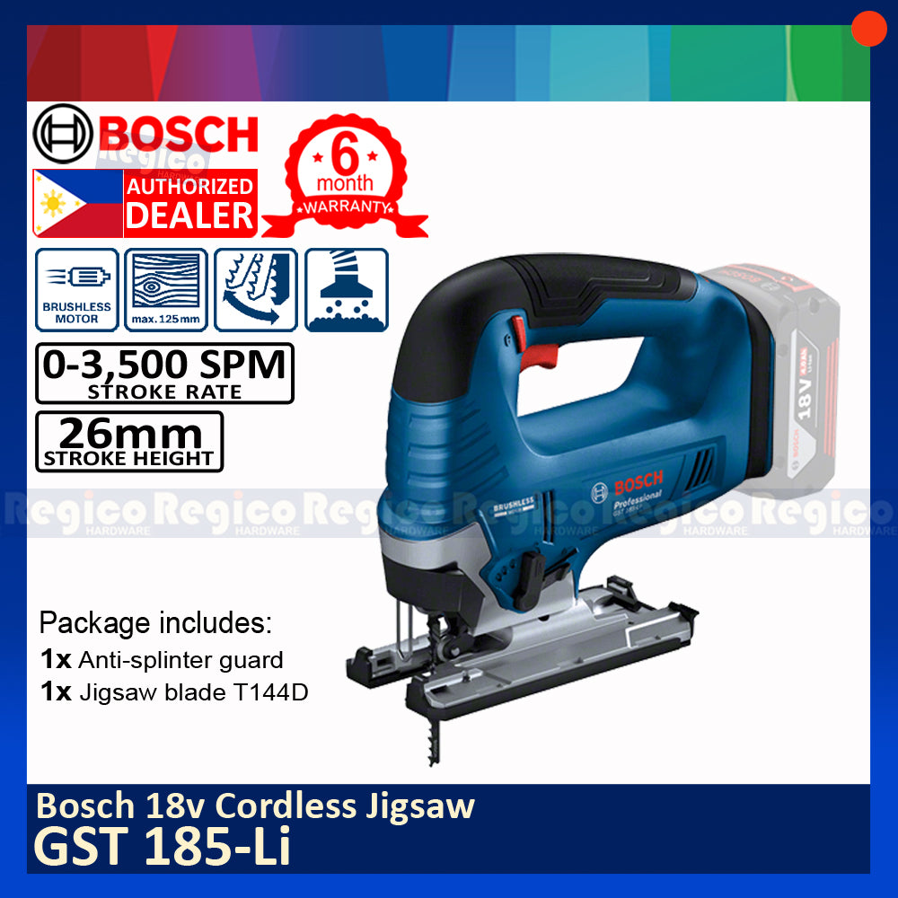 Bosch GST 185-Li 18v Cordless Jigsaw Bosch Cordless