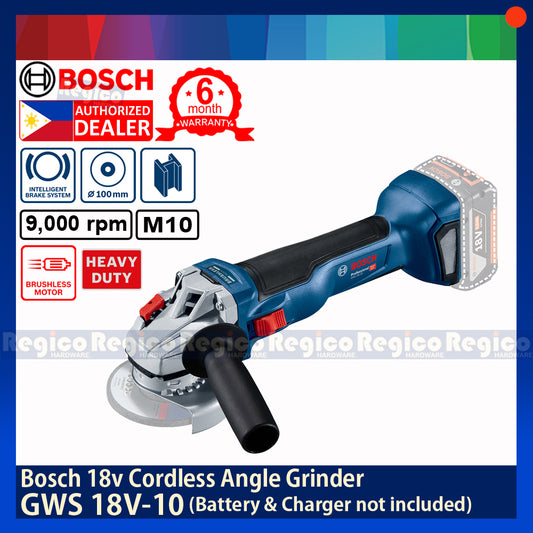 BOSCH GWS 18v-10 Cordless Angle Grinder UNIT ONLY Battery and charger not included Bosch Cordless