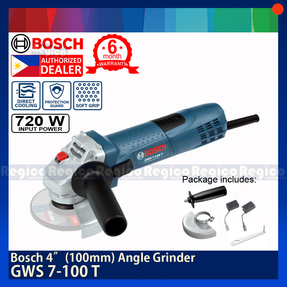 Bosch GWS 7-100 T 4" 100mm Angle Grinder Bosch Blue Line