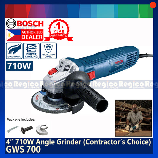 Bosch GWS 700 4" 100mm 710w Angle Grinder Bosch CoC