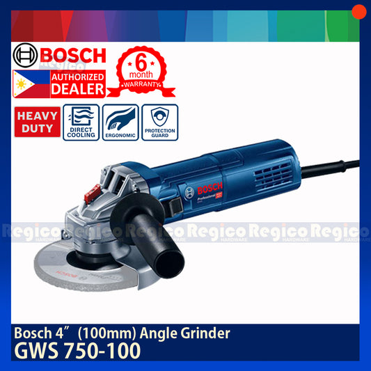 BOSCH GWS 750-100 100mm 4 inches 750w Angle Grinder Bosch Blue Line