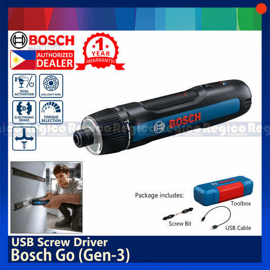 Bosch Go Gen-3 (3.6V) USB Screwdriver Bosch Cordless