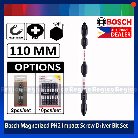 BOSCH PH2 x 110mm Magnetized Impact Screw Driver Bit Bosch Accessories