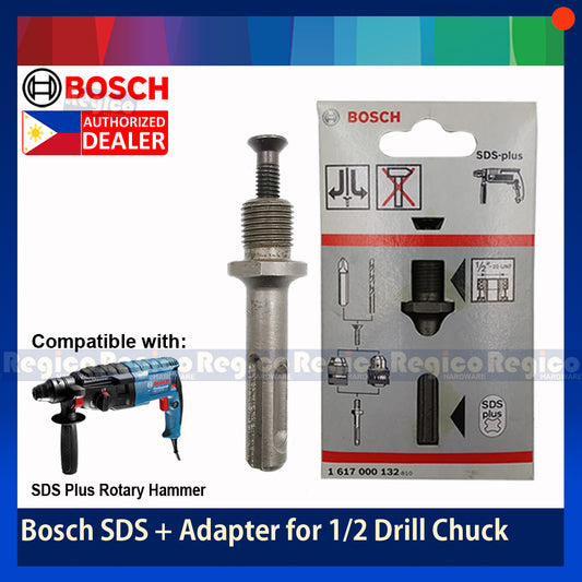 BOSCH SDS + Adapter for 1/2 Drill Chuck (0132) Bosch Accessories