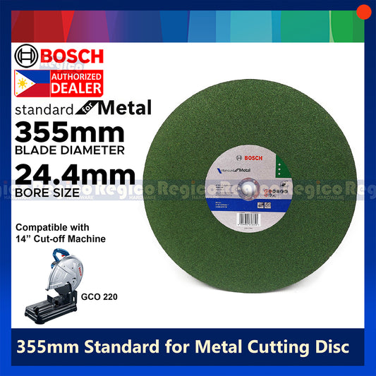 Bosch 355mm Standard for Metal Green Cutting Disc Cut-Off Wheel #19766 Bosch Accessories