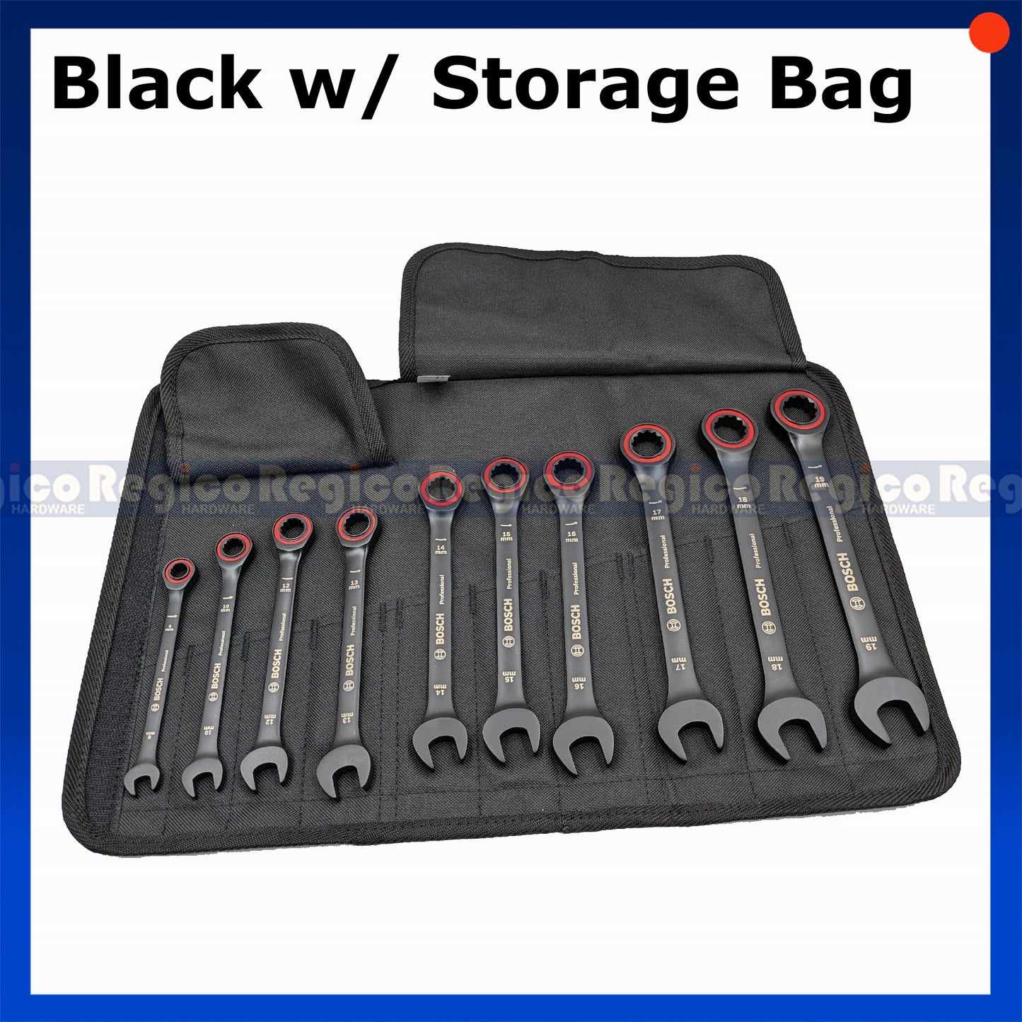 Bosch 10pcs Set Ratchet Spanner Bosch Accessories