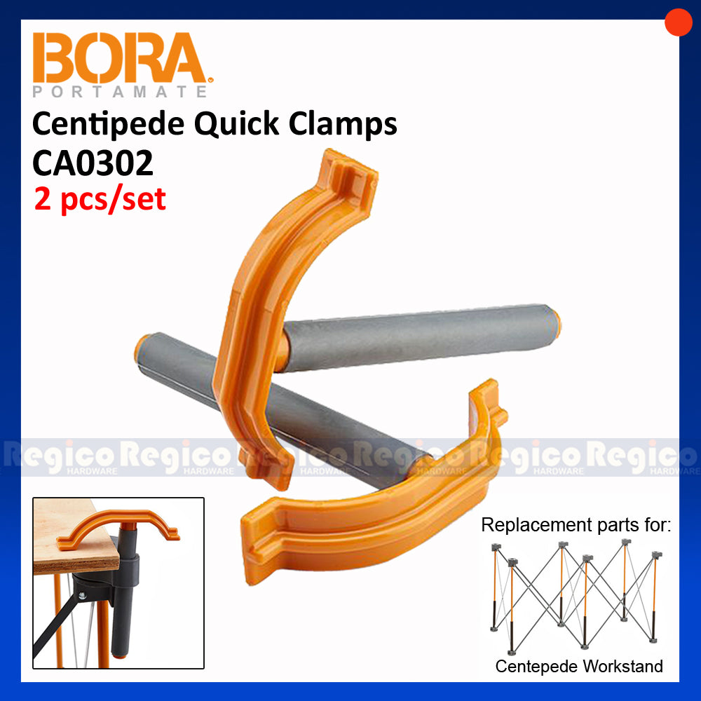 BORA 2pcs. Quick Clamp Set for Bora Centipede System Woodworking Accessories CA0302