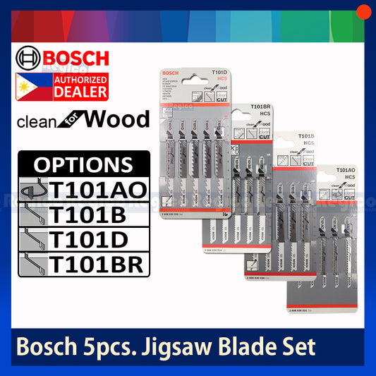 BOSCH Jigsaw Blade Set Clean for Wood 5pcs/set Bosch Accessories