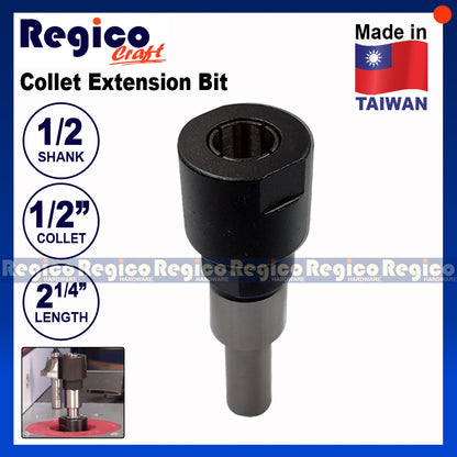 Regicocraft 1/2 Shank Collet Extension Bit #97701 #00977