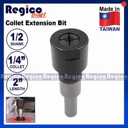 Regicocraft 1/2 Shank Collet Extension Bit #97701 #00977