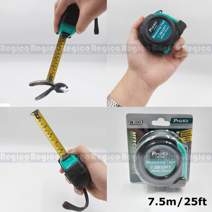 Proskit Tape Measure mm inches 3m 5m 7.5m DK-2060 DK-2041 DK-2042
