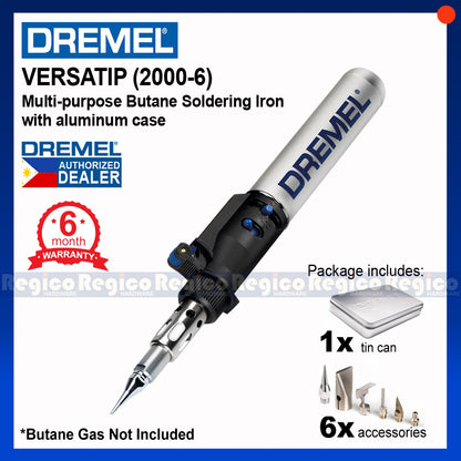 DREMEL VERSATIP #2000 Multipurpose Butane Soldering Iron with aluminum case Dremel Tools