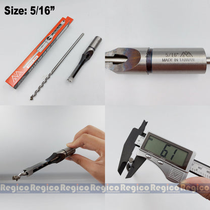Regicocraft Hollow Square Hole Saw Mortiser Mortise Mortising Chisel Drill Wood Bit