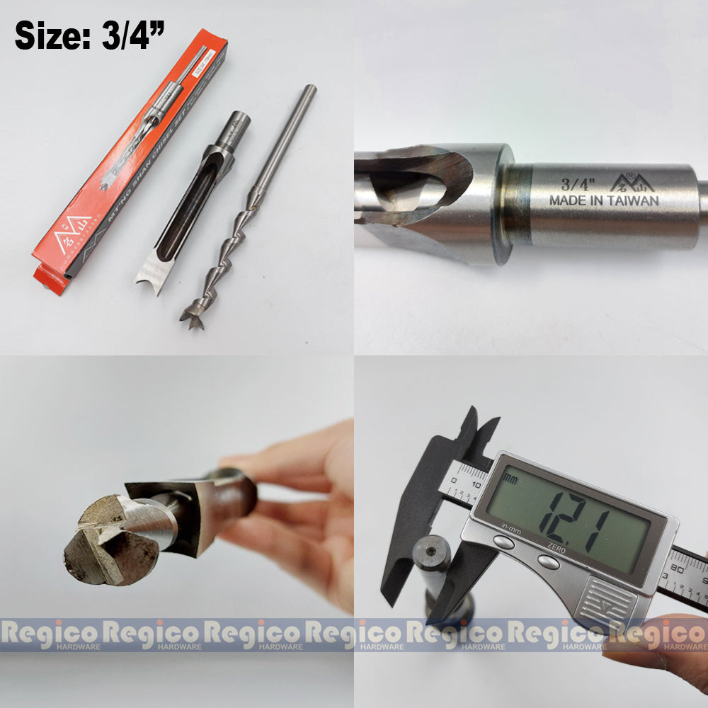 Regicocraft Hollow Square Hole Saw Mortiser Mortise Mortising Chisel Drill Wood Bit