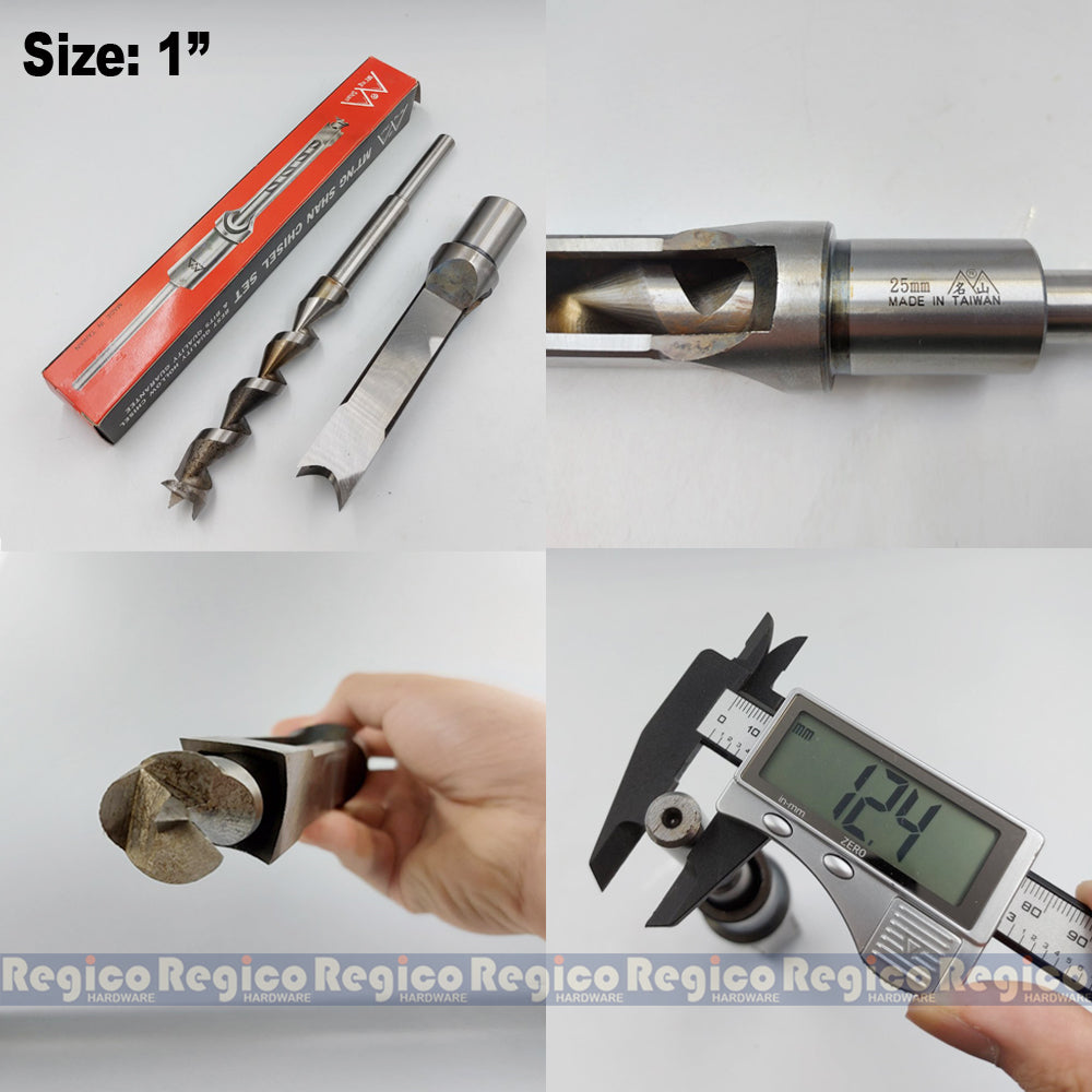Regicocraft Hollow Square Hole Saw Mortiser Mortise Mortising Chisel Drill Wood Bit