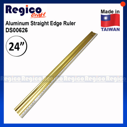 Regicocraft 24 inches Aluminum Straight Edge Ruler #00626