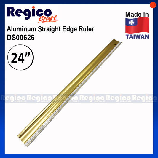 Regicocraft 24 inches Aluminum Straight Edge Ruler #00626