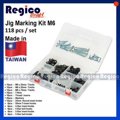 Regicocraft Jig Marking Kit M6 118pcs/set #00837
