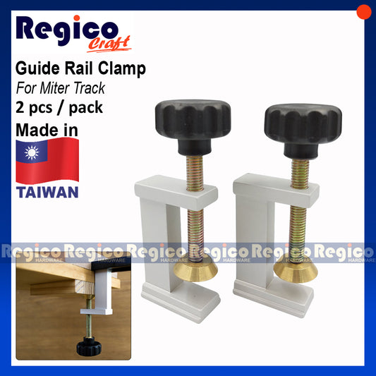 Regicocraft 2pcs Guide Rail Clamp for Miter Track #00885