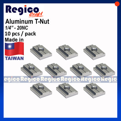 Regicocraft Aluminum T- Nut Fastener 10pcs/set #00903