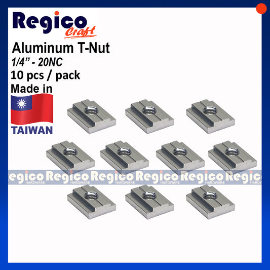 Regicocraft Aluminum T- Nut Fastener 10pcs/set #00903