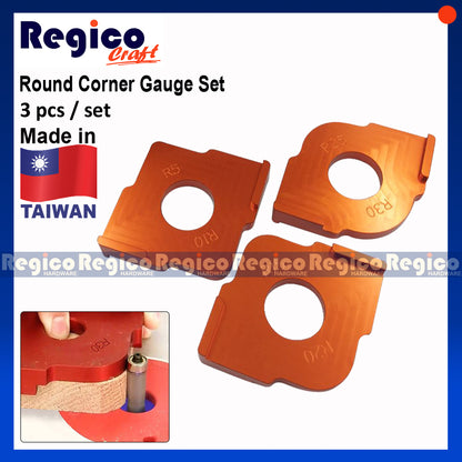 Regicocraft Round Corner Gauge Set (3pcs/set) #00929
