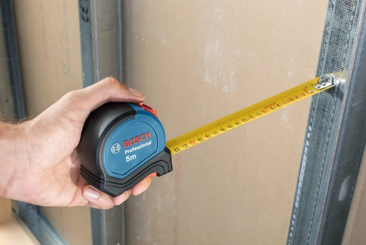 Bosch 5m Tape Measure with Magnetic Hook Bosch Hand Tools