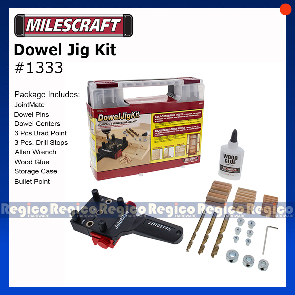 Milescraft Dowel Jig Kit #1333 Regico Hardware