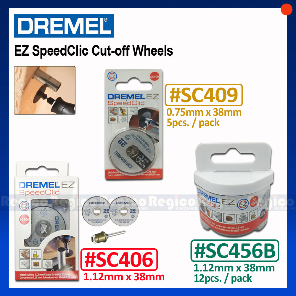 Dremel EZ SpeedClic Reinforced Cut Off wheel SC456 SC456B SC406 SC409 Dremel Accessories