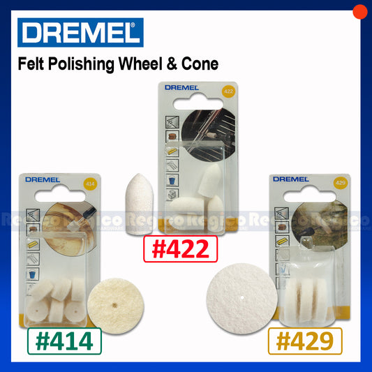 Dremel Felt Polishing Wheel Cone 414 422 429 Dremel Accessories