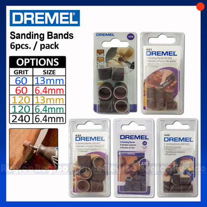 Dremel Sanding Band 408 431 432 438 446 Grit 60 120 240 Dremel Accessories