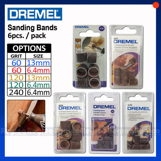 Dremel Sanding Band 408 431 432 438 446 Grit 60 120 240 Dremel Accessories