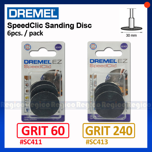Dremel SpeedClic Sanding Disc Grit 240 60 SC411 SC413 Dremel Accessories