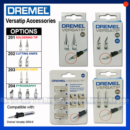 Dremel 201 202 203 204 Shaping Cutting Knife Soldering Tip Pyrography Versatip Accessories Dremel Accessories