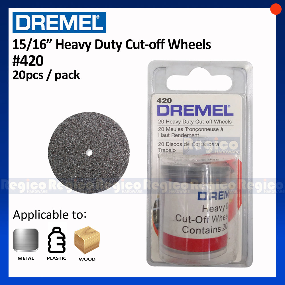 Dremel #420 15/16  Heavy Duty Cut-off Wheels 20pcs/set  Dremel Accessories