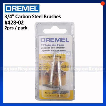 Dremel 3/4  Carbon Steel Brushes (428)