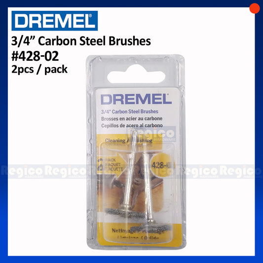 Dremel 3/4  Carbon Steel Brushes (428)