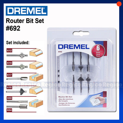 Dremel 692 Router Bit Set Dremel Accessories