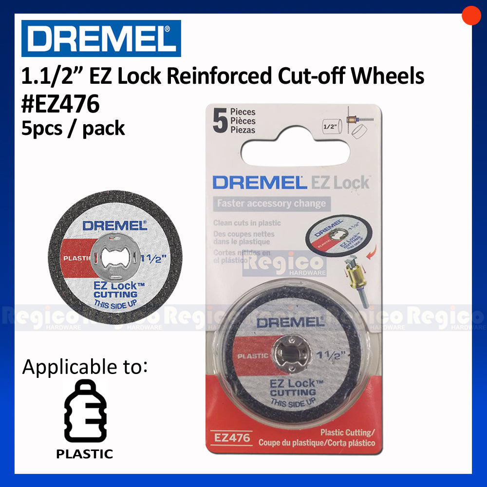 Dremel #SC476 1-1/2  EZ Lock Speed Clic Reinforced Cut-off Wheel Dremel Accessories