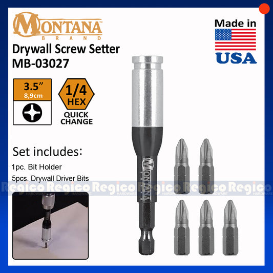 Montana MB-03027 Drywall Screw Setter Set Screw bit