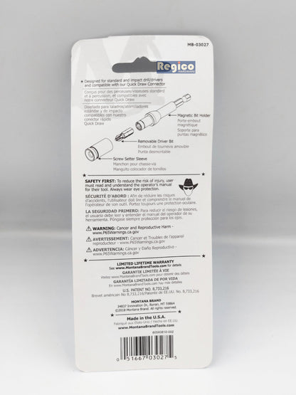Montana MB-03027 Drywall Screw Setter Set Screw bit